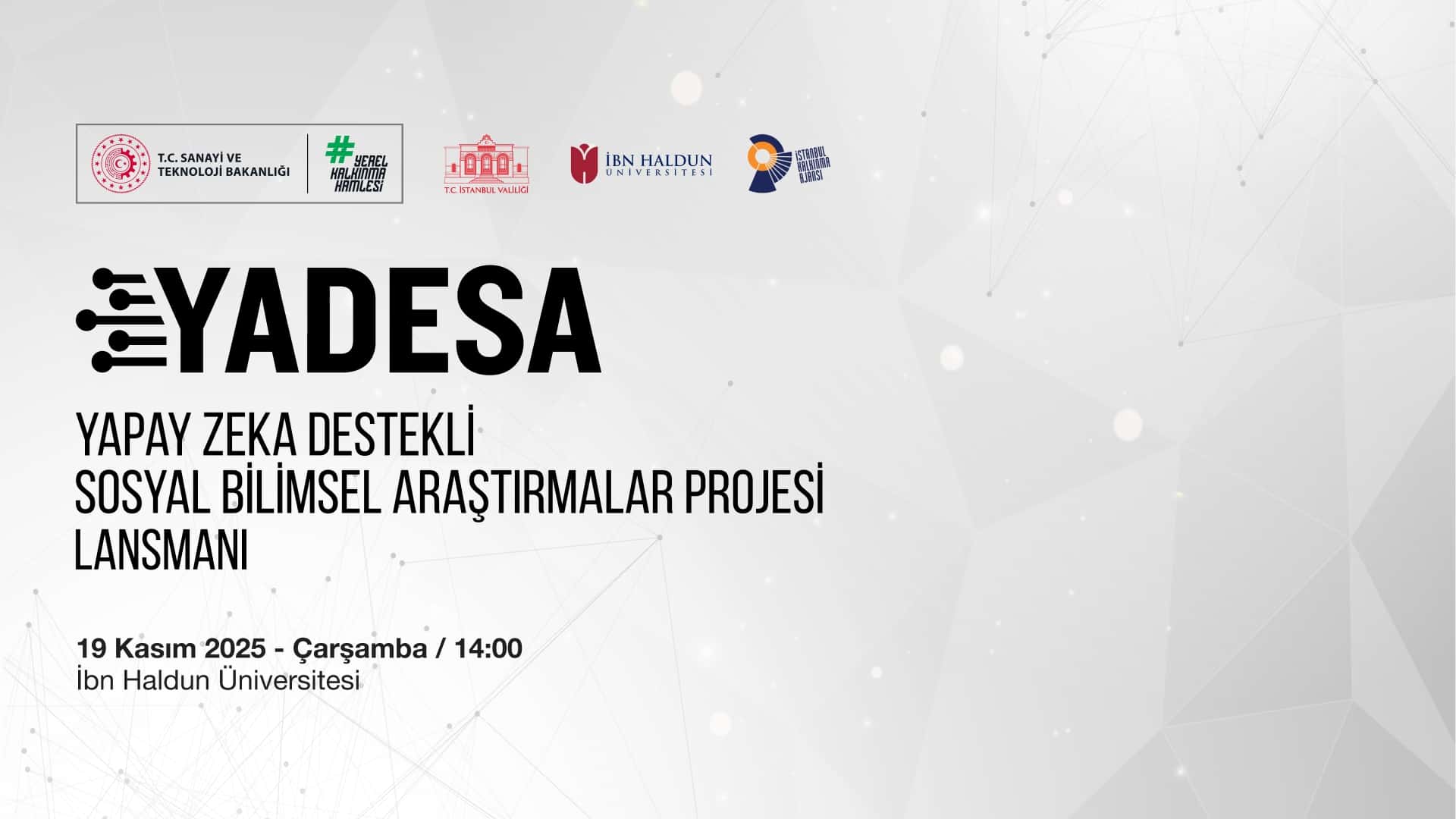 Launch of the Artificial Intelligence-Supported Social Science Research (YADESA) Project