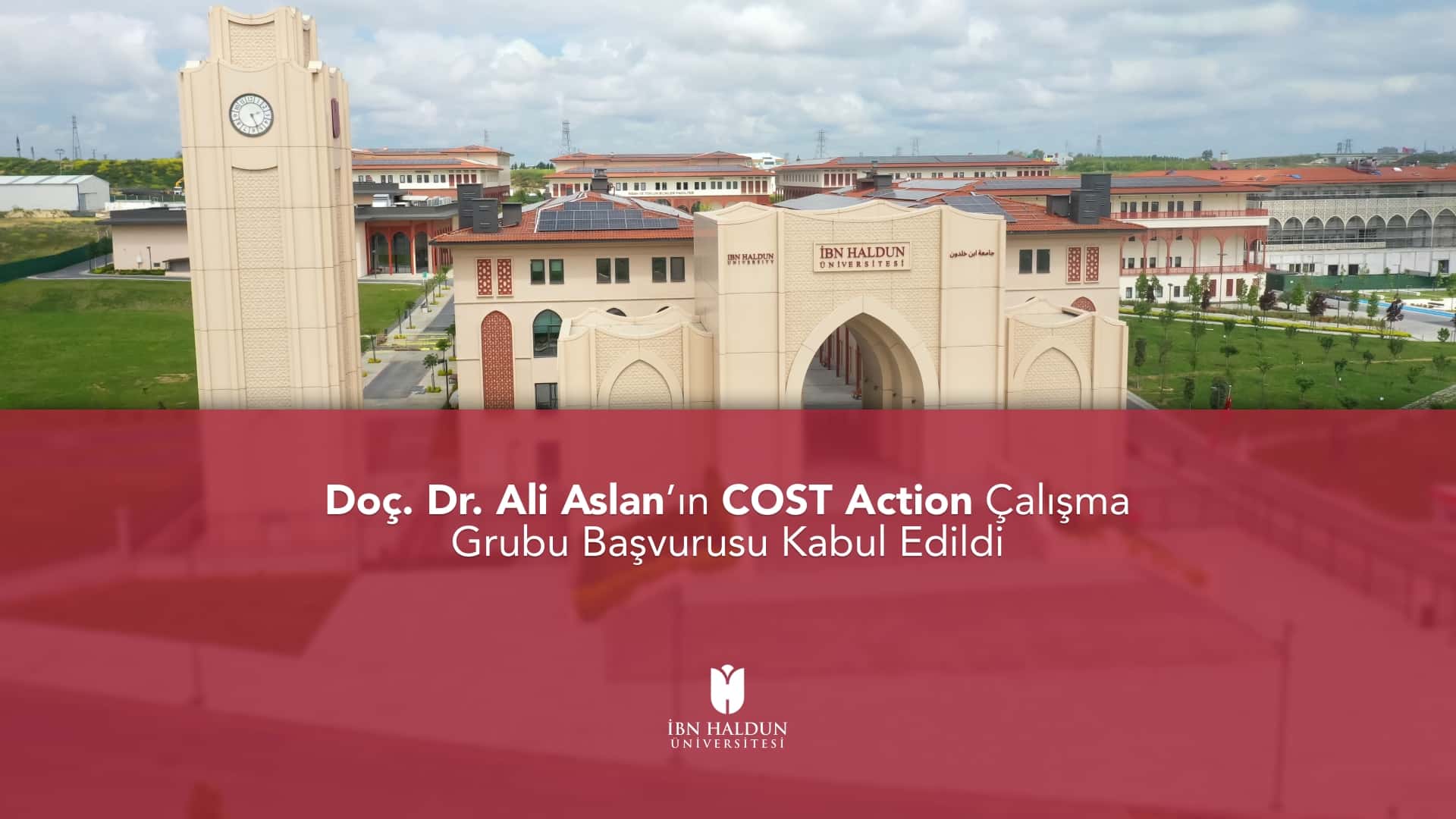 Doç. Dr. Ali Aslan’ın COST Action Çalışma Grubu Başvurusu Kabul Edildi